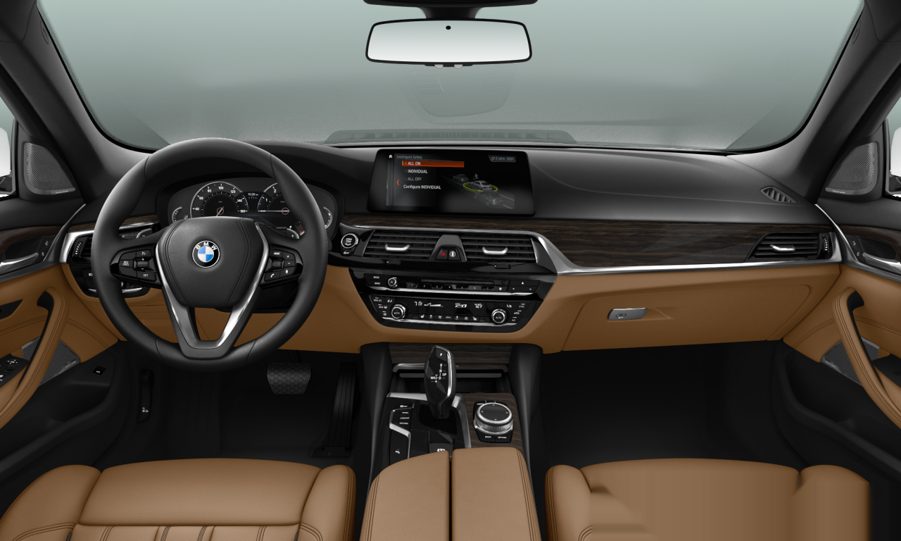 Interior of BMW 540i (G30), VIN WBAJE5C54JWA92626