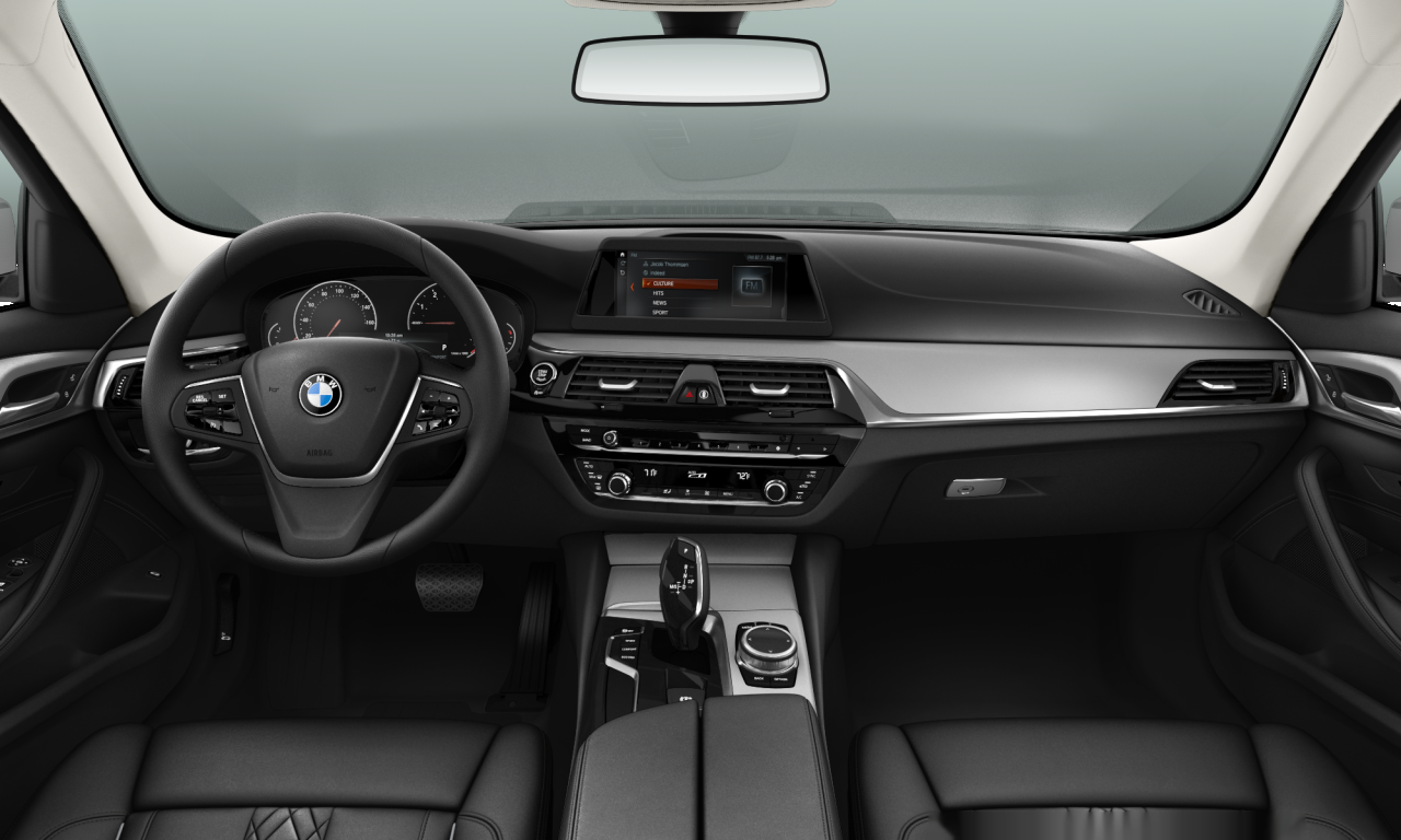 Interior of BMW 540i (G30), VIN WBAJE5C54JWA96059