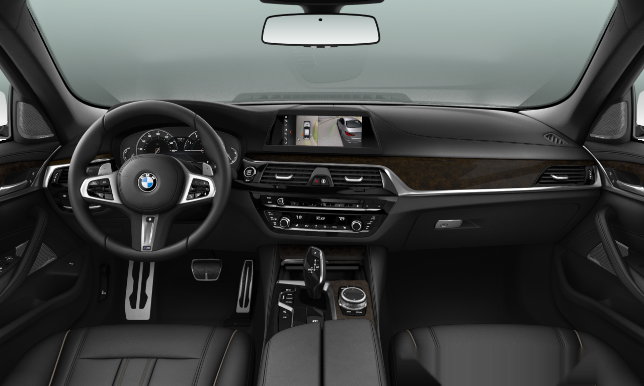 Interior of BMW 540i xDrive (G30), VIN WBAJE7C36HG888886