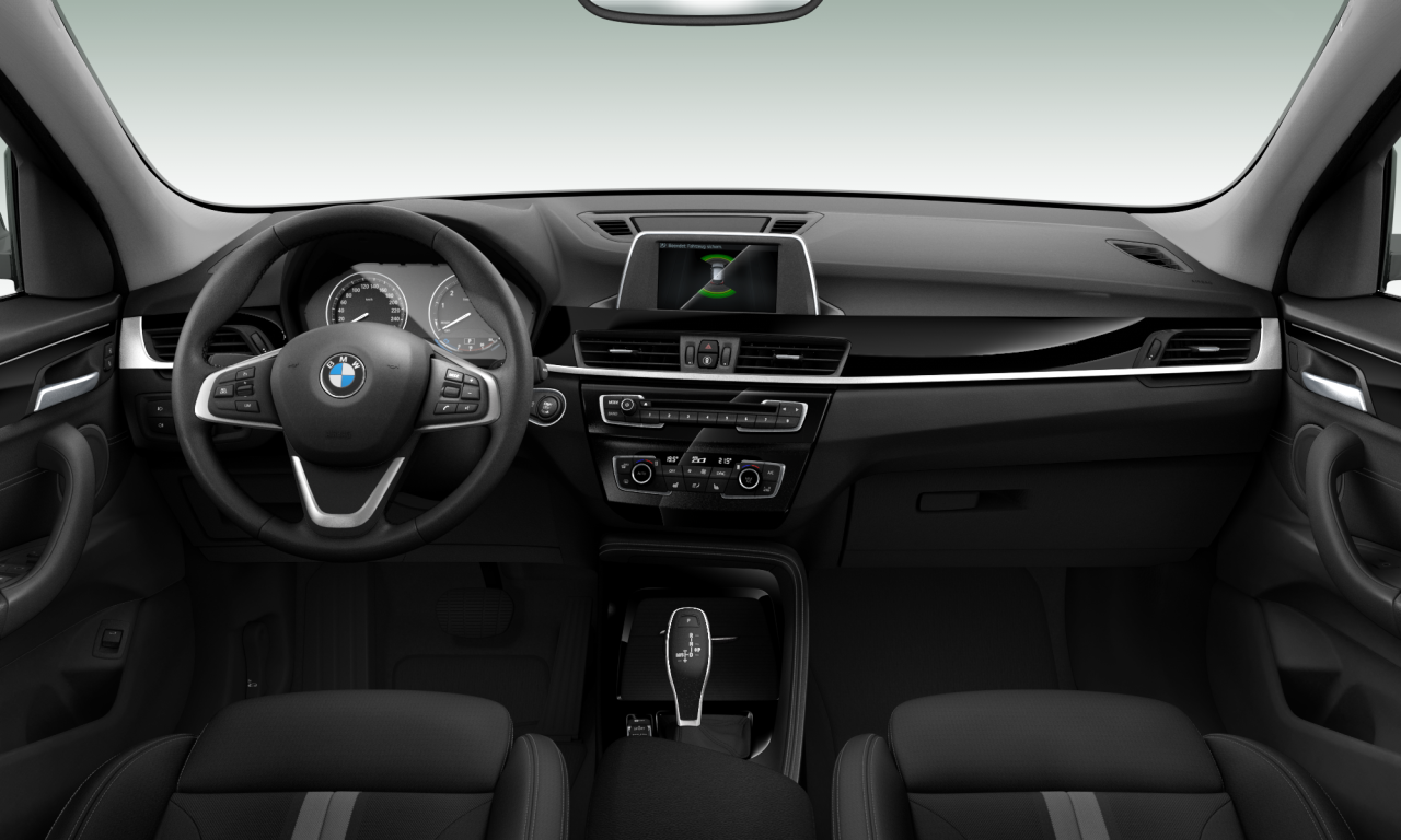 Interior of BMW X1 sDrive18i (F48), VIN WBAJG110303G81161