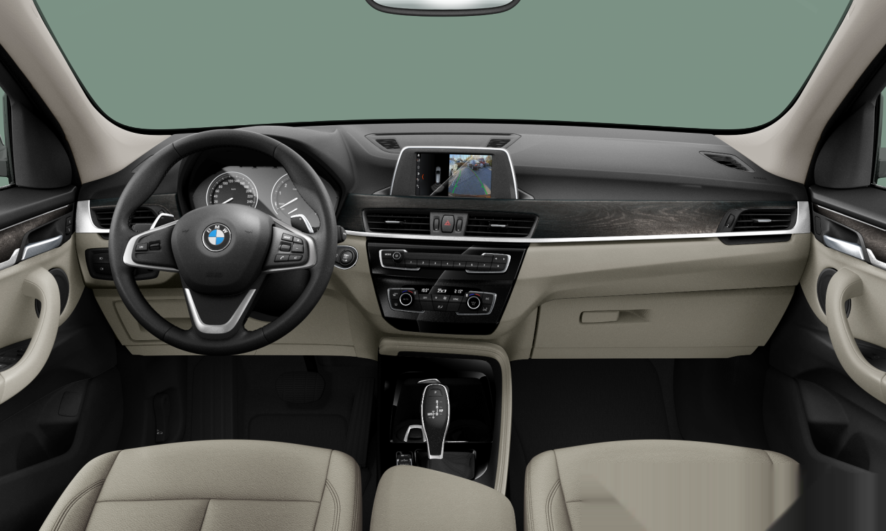 Interior of BMW X1 sDrive20i (F48), VIN WBAJG3708KEM37061