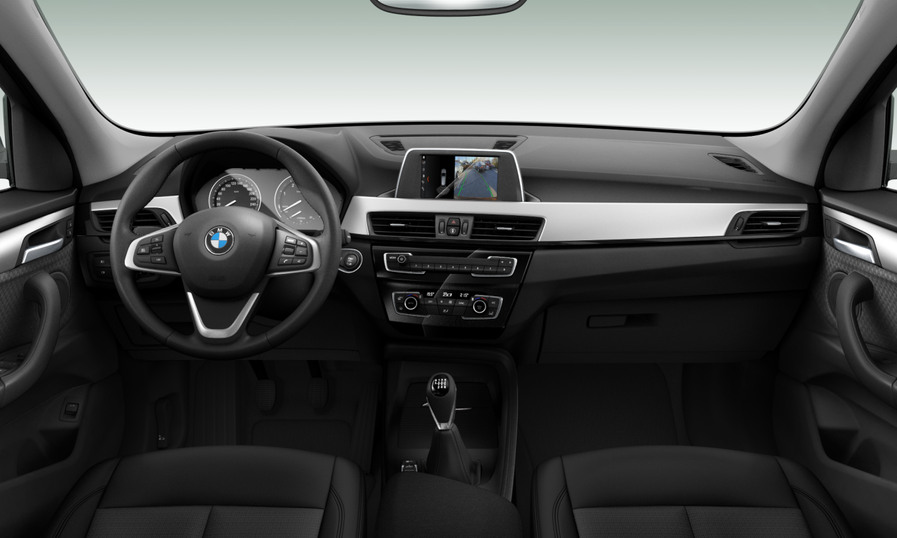 Interior of BMW X1 sDrive18d (F48), VIN WBAJH51020EM85041