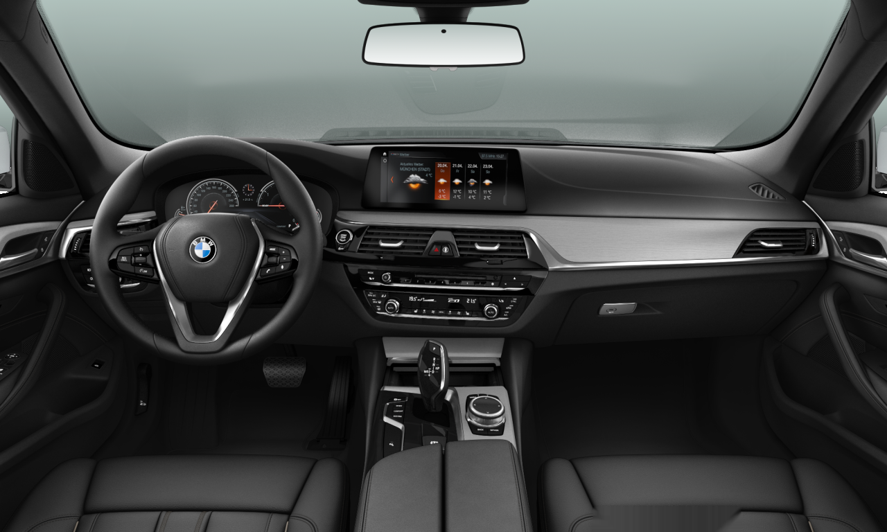 Interior of BMW 520d (G31), VIN WBAJM71020B268291