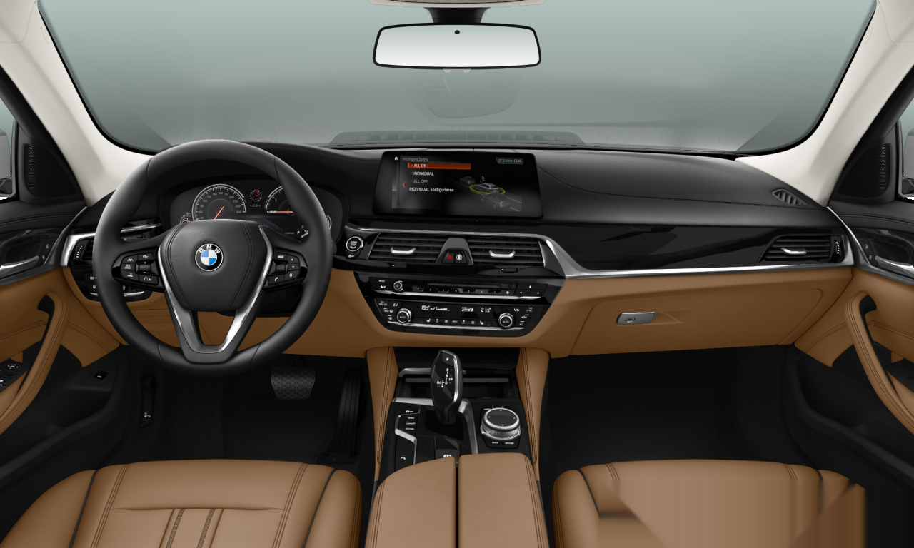 Interior of 2017 BMW 530d (G31), VIN WBAJN31000B093870