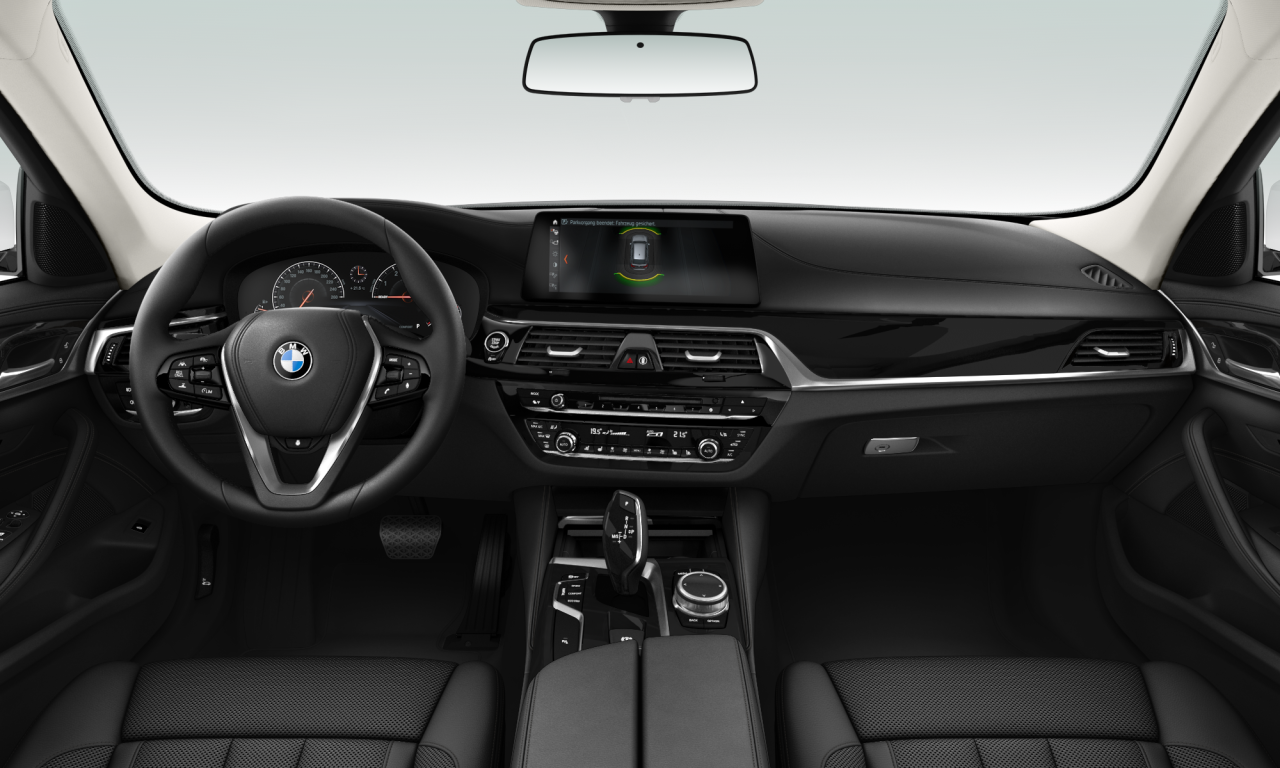 Interior of BMW 520i (G31), VIN WBAJT91080BJ24887
