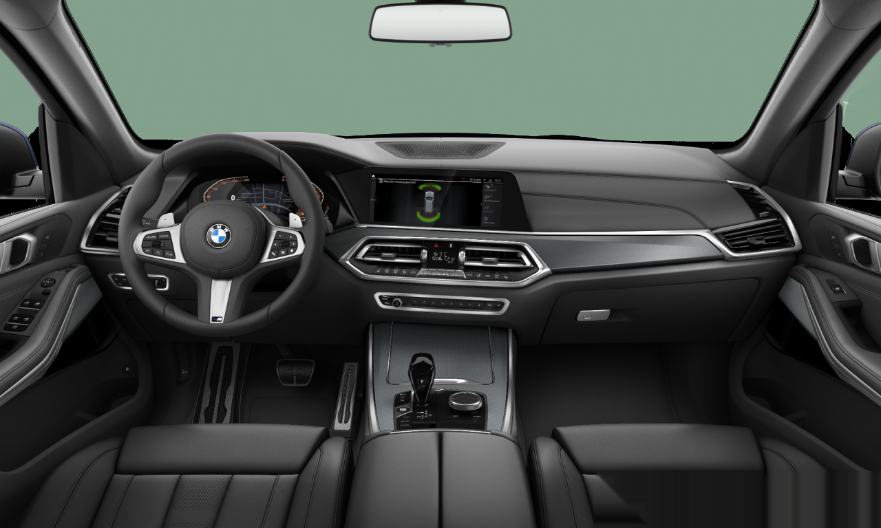 Interior of 2021 BMW X5 xDrive30d (G05), VIN WBAJU810609H90339