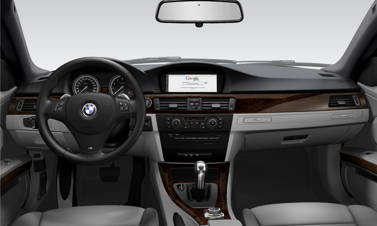 Interior of BMW 335i xDrive (E92 (MUE)), VIN WBAKF91060E259702