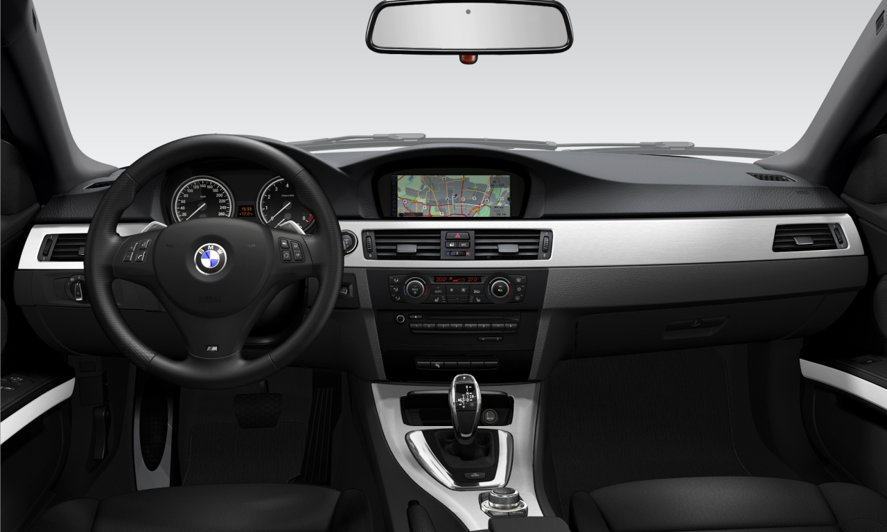 Interior of BMW 335i (E92 (MUE)), VIN WBAKG72030E632338