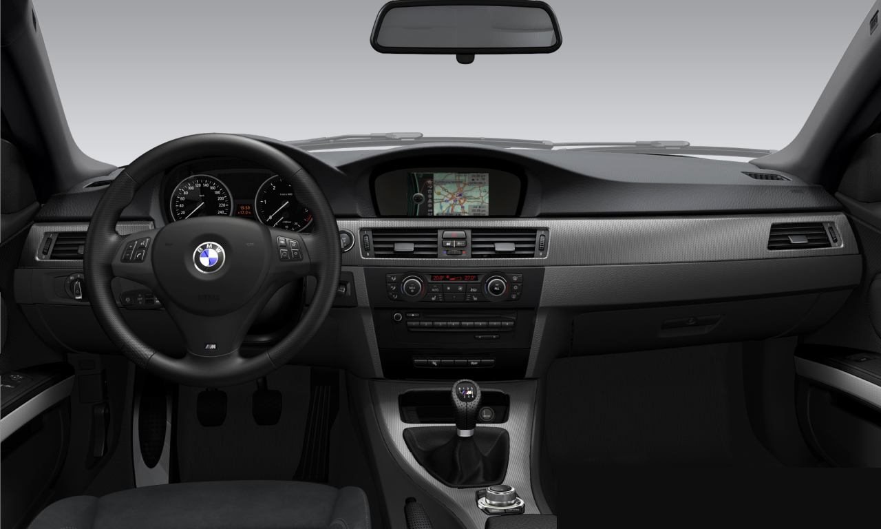 Interior of BMW 320d (E92 (MUE)), VIN WBAKK31040E842889