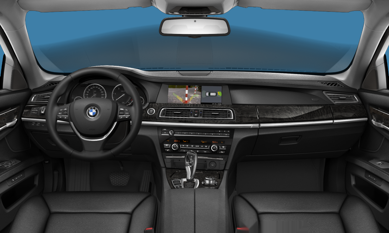 Interior of 2008 BMW 730d (F01), VIN WBAKM21030CY69260
