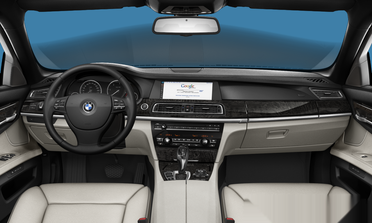 Interior of 2011 BMW 730d (F01), VIN WBAKM21090C616718