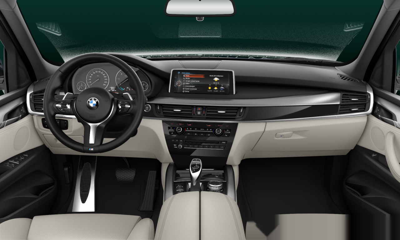 Interior of BMW X5 xDrive40d (F15), VIN WBAKS620800P87859