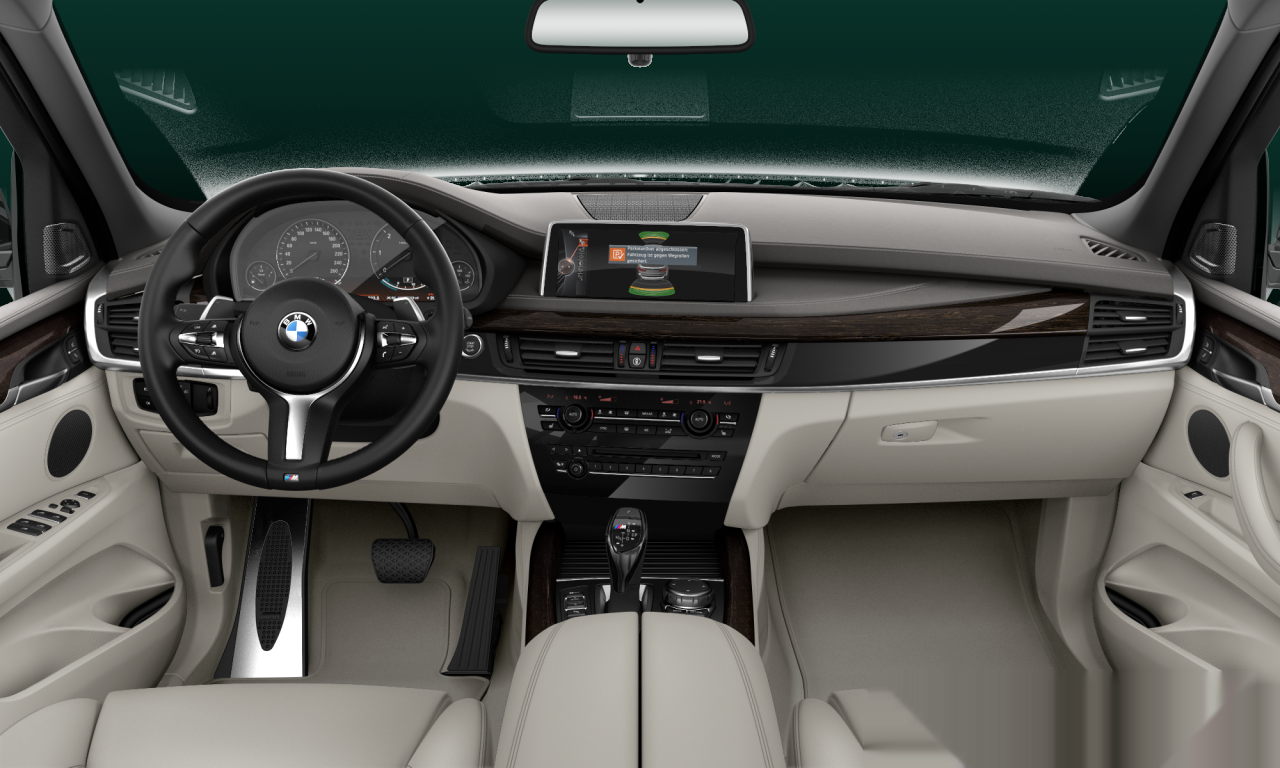 Interior of BMW X5 M50d (F15), VIN WBAKS820200G66288