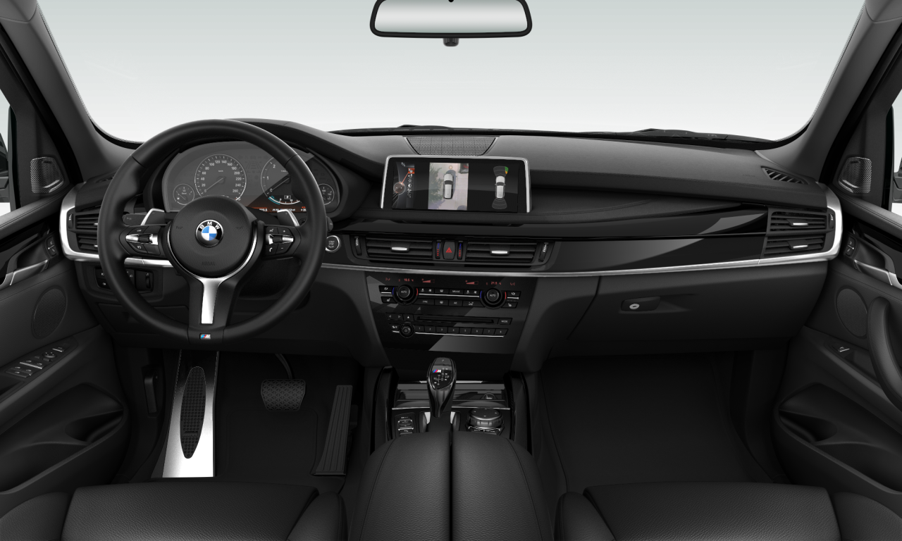 Interior of 2014 BMW X5 M50d (F15), VIN WBAKS820500G66107