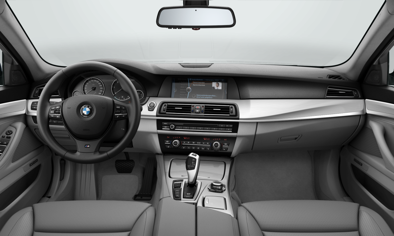 Interior of BMW 530d xDrive (F11), VIN WBAMW91070DV00553
