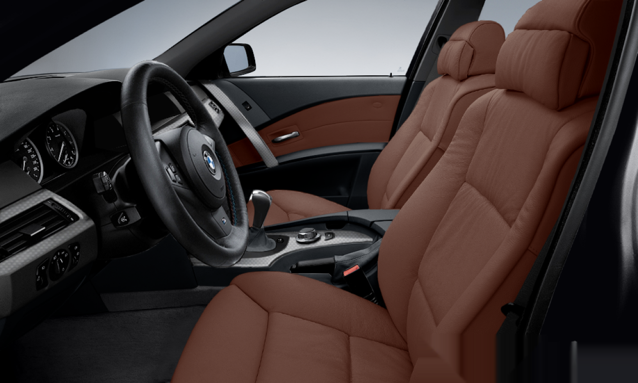 Interior of BMW 535d (E60), VIN WBANC91080B757097