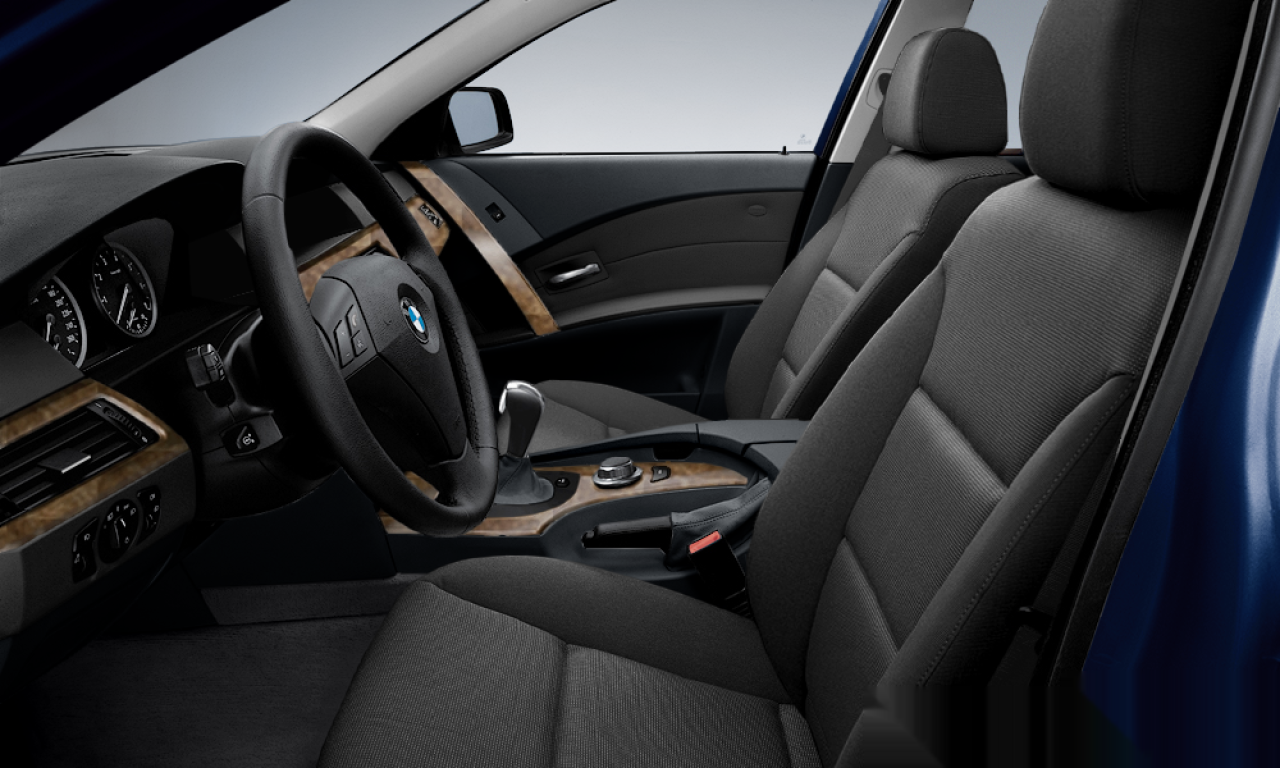 Interior of 2005 BMW 530i (E60), VIN WBANE71060CM00686