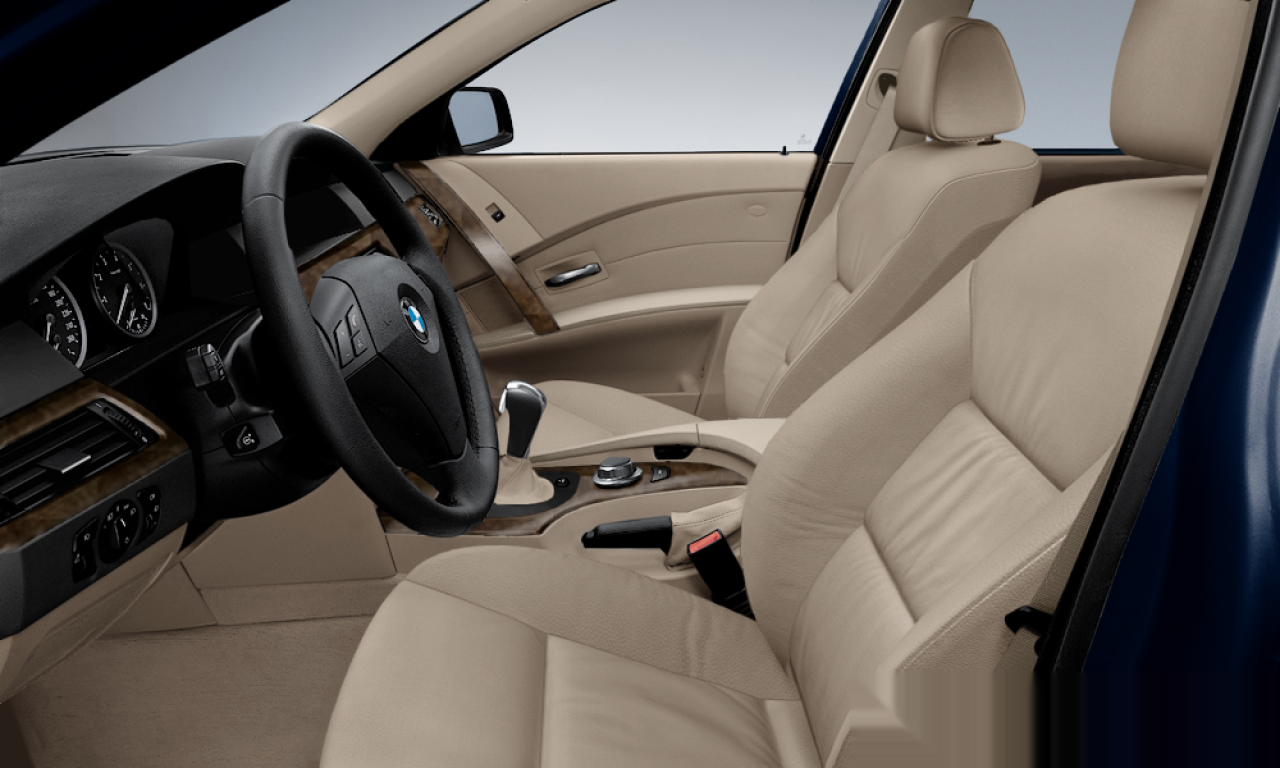 Interior of 2006 BMW 530d (E60), VIN WBANR710X0CR06526