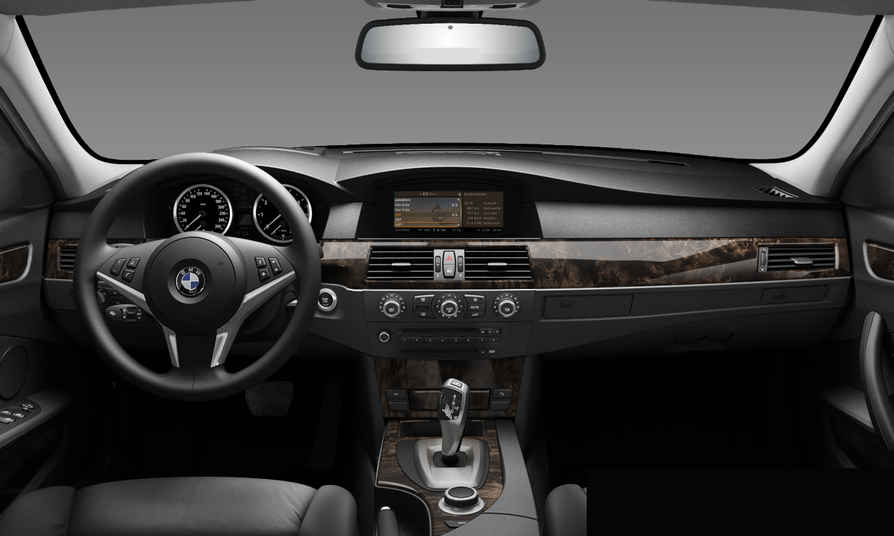 Interior of BMW 525i (E60 (MUE)), VIN WBANU52030CZ86513