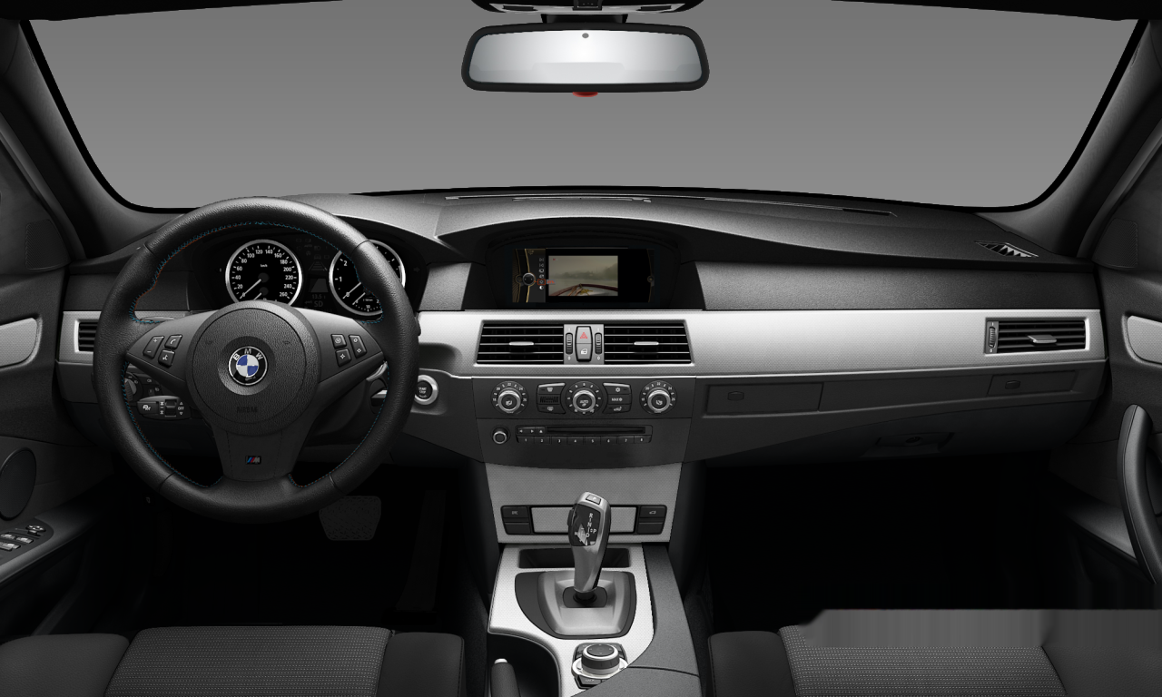 Interior of 2009 BMW 525i (E60 (MUE)), VIN WBANU52090C229566