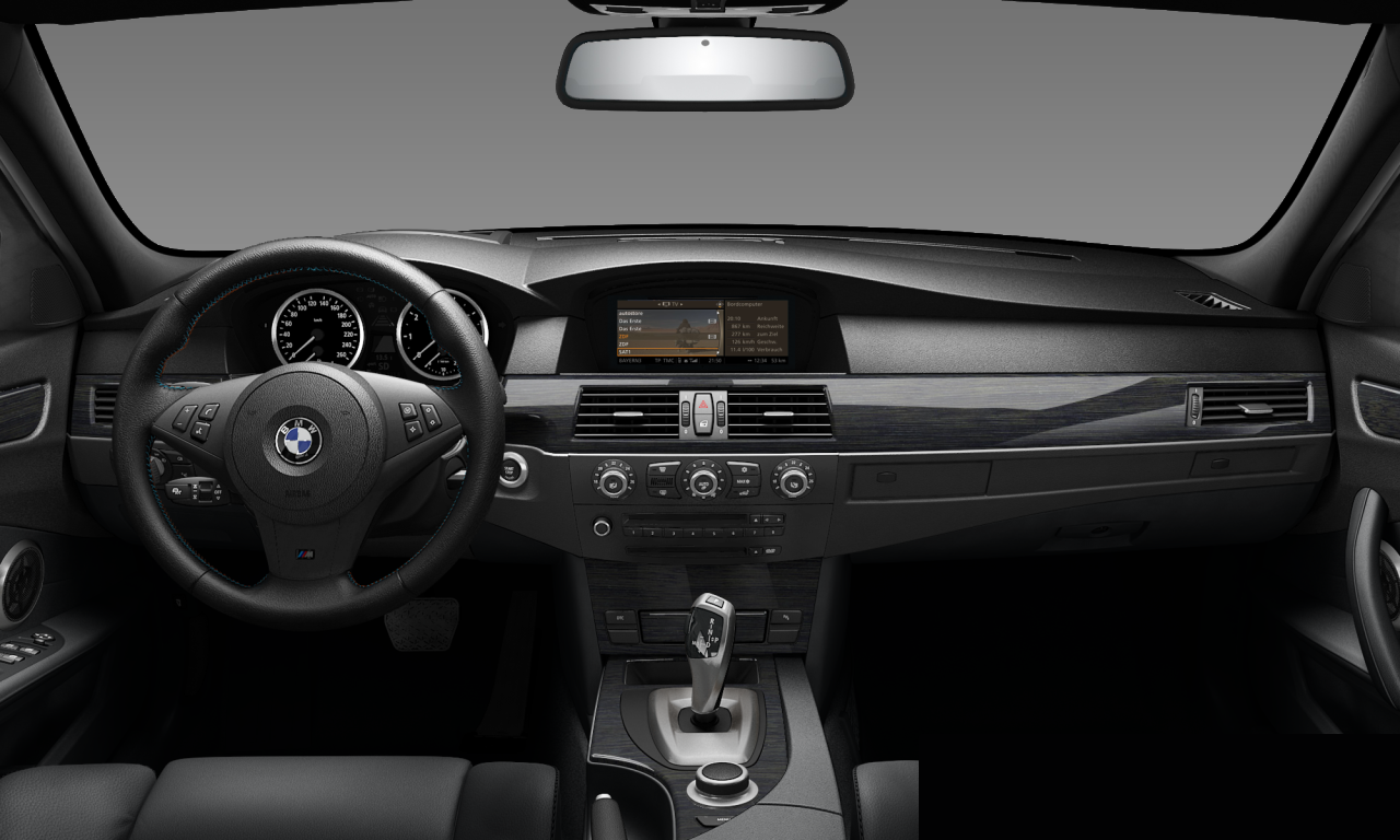 Interior of BMW 530i (E60 (MUE)), VIN WBANU92080CU37767