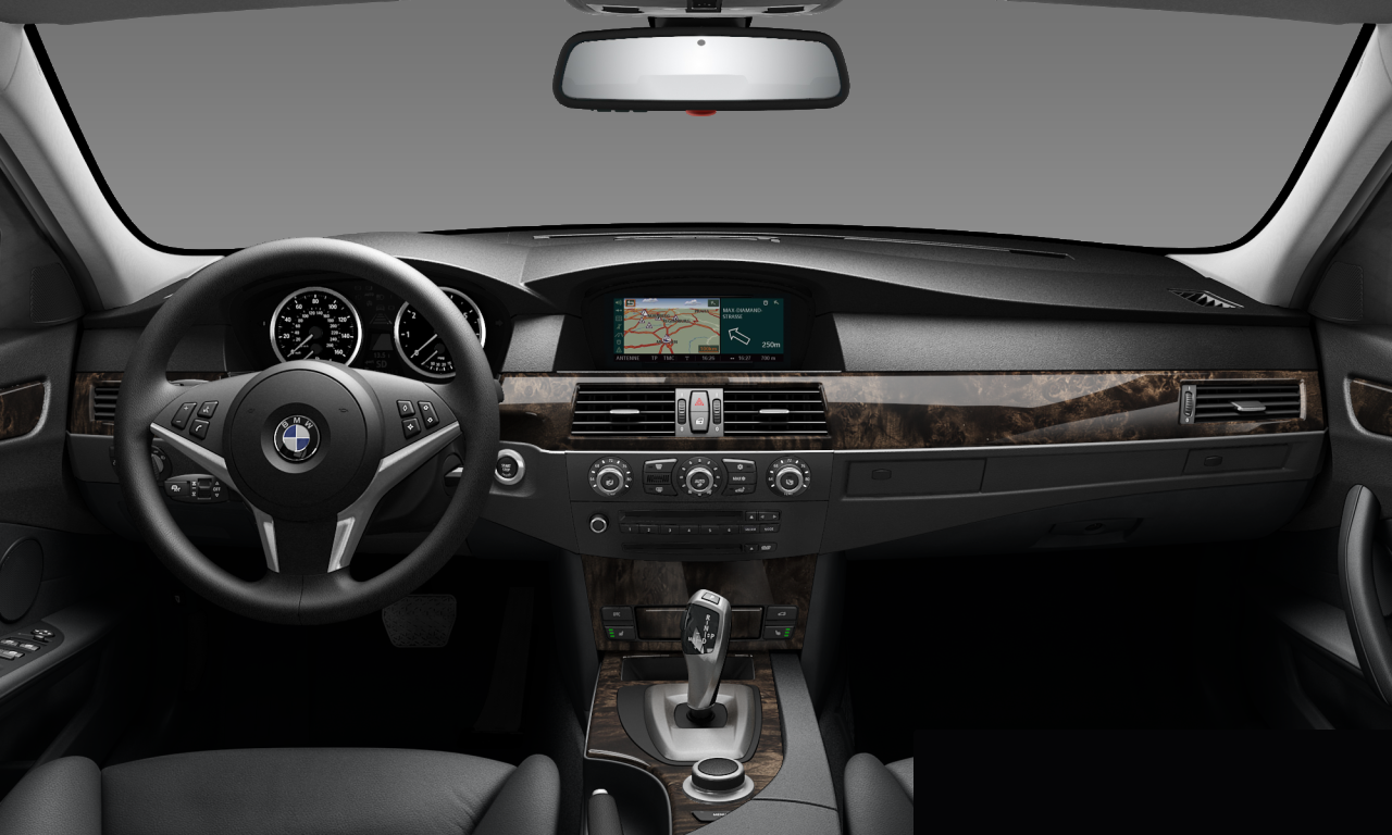 Interior of BMW 528xi (E60 (MUE)), VIN WBANV13548CZ53869