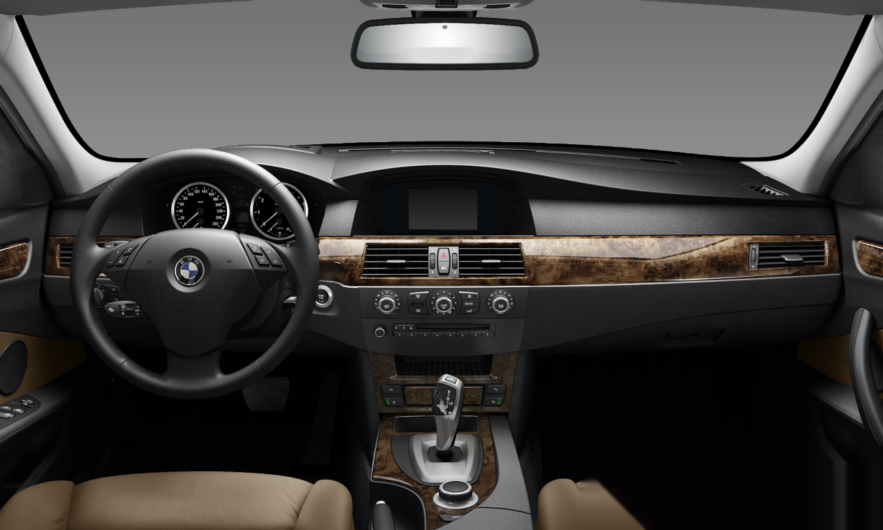 Interior of BMW 540i (E60 (MUE)), VIN WBANW31010CS97277