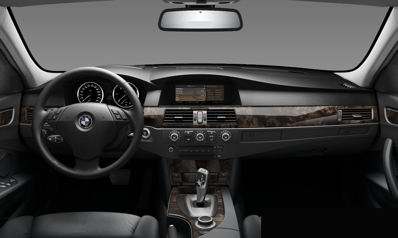 Interior of BMW 520d (E60 (MUE)), VIN WBANX32060C070758