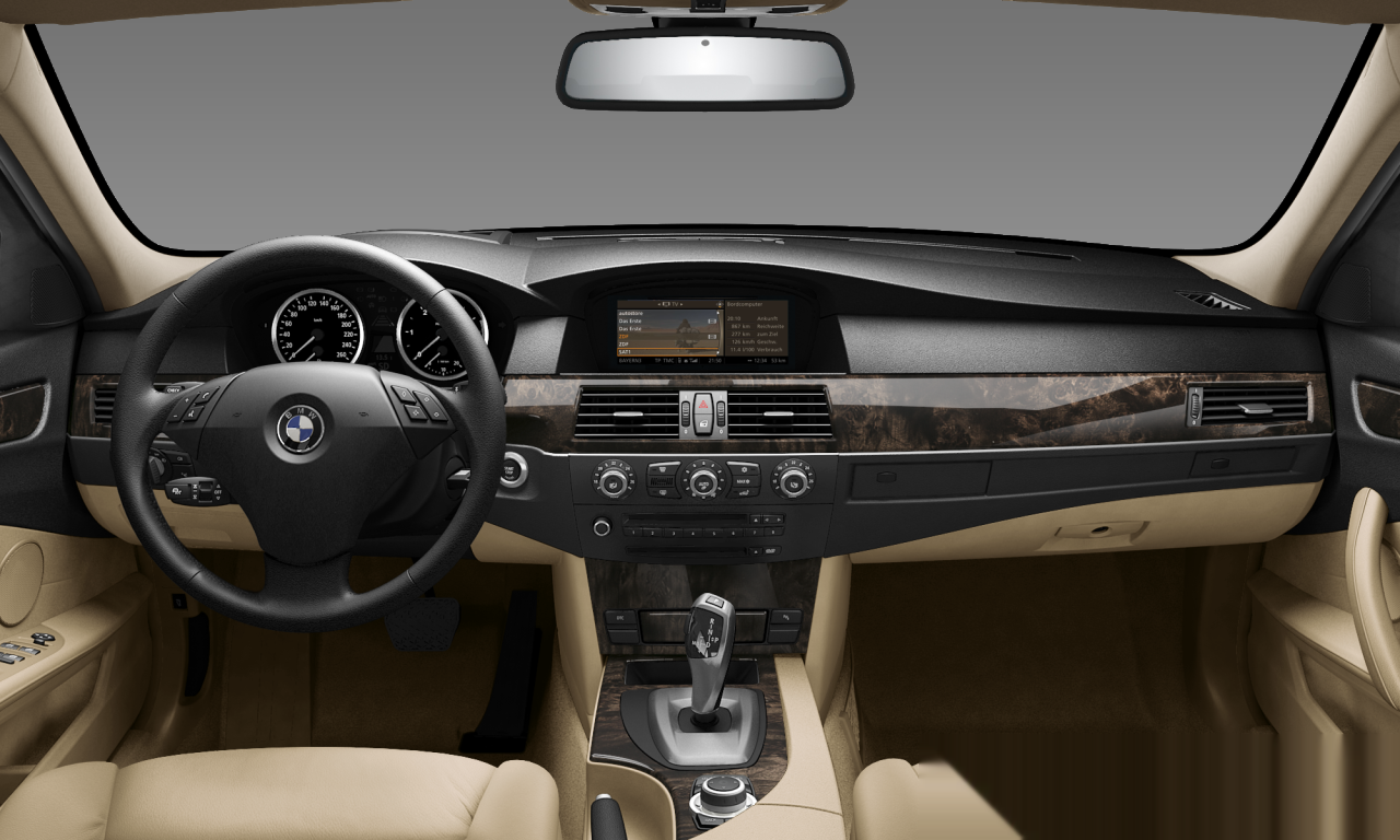 Interior of BMW 520d (E60 (MUE)), VIN WBANX320X0C074098