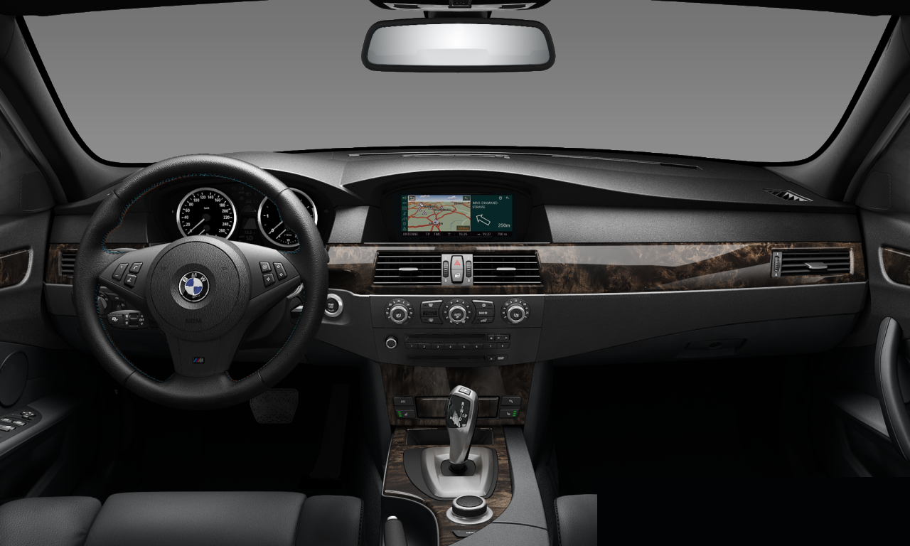Interior of BMW 525d (E60 (MUE)), VIN WBANX51060CT59393
