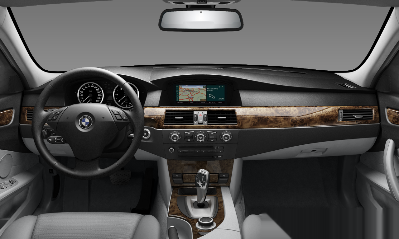 Interior of BMW 525d (E60 (MUE)), VIN WBANX51070CT60908