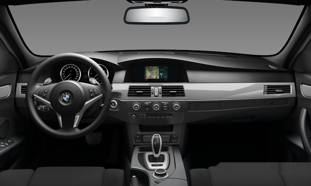 Interior of 2007 BMW 530d (E60 (MUE)), VIN WBANX71060CS60634
