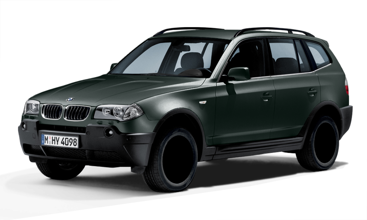 Exterior of BMW X3 3.0d (E83), VIN WBAPD51080WD64162