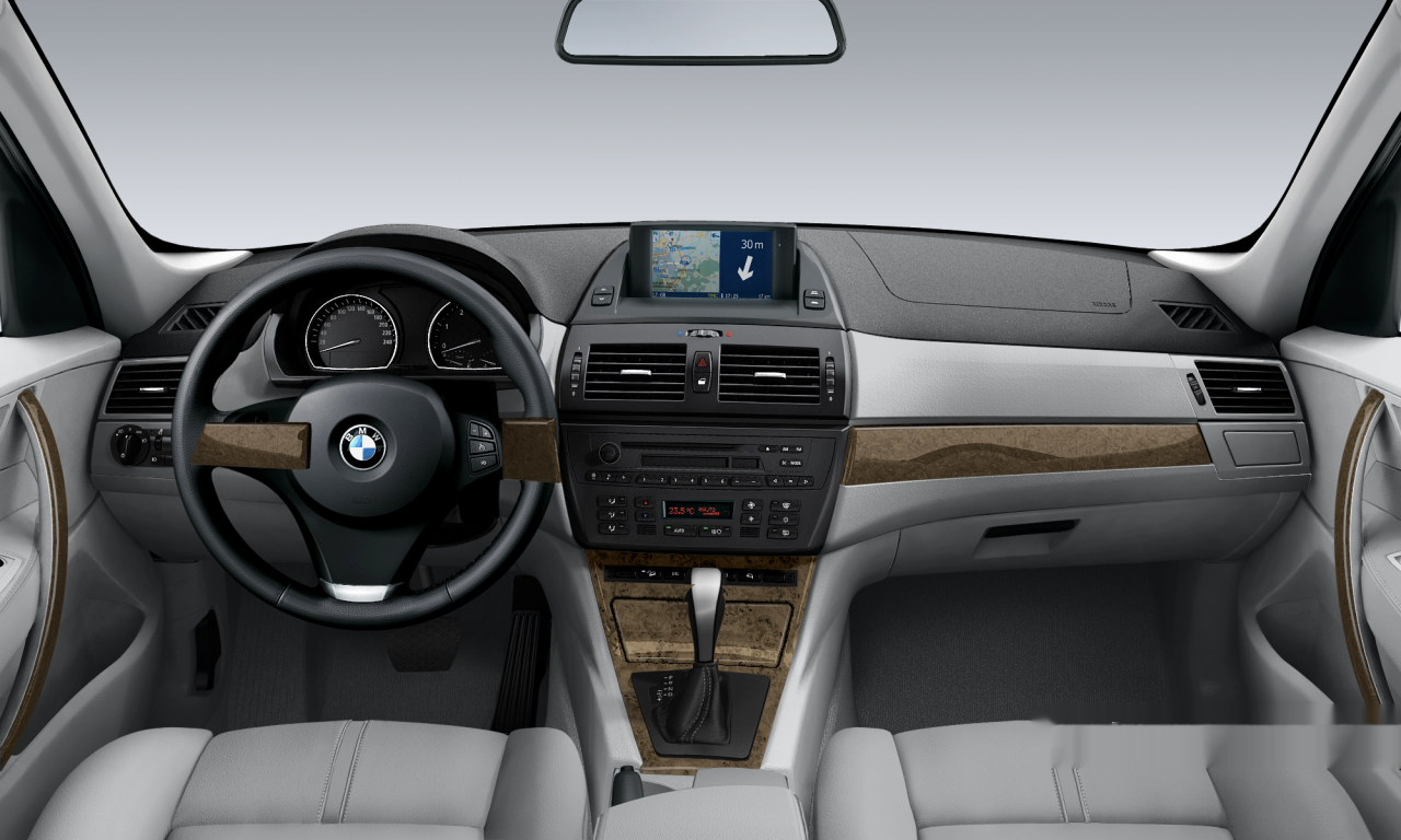 Interior of BMW X3 3.0d (E83 (MUE)), VIN WBAPD91070WG38068