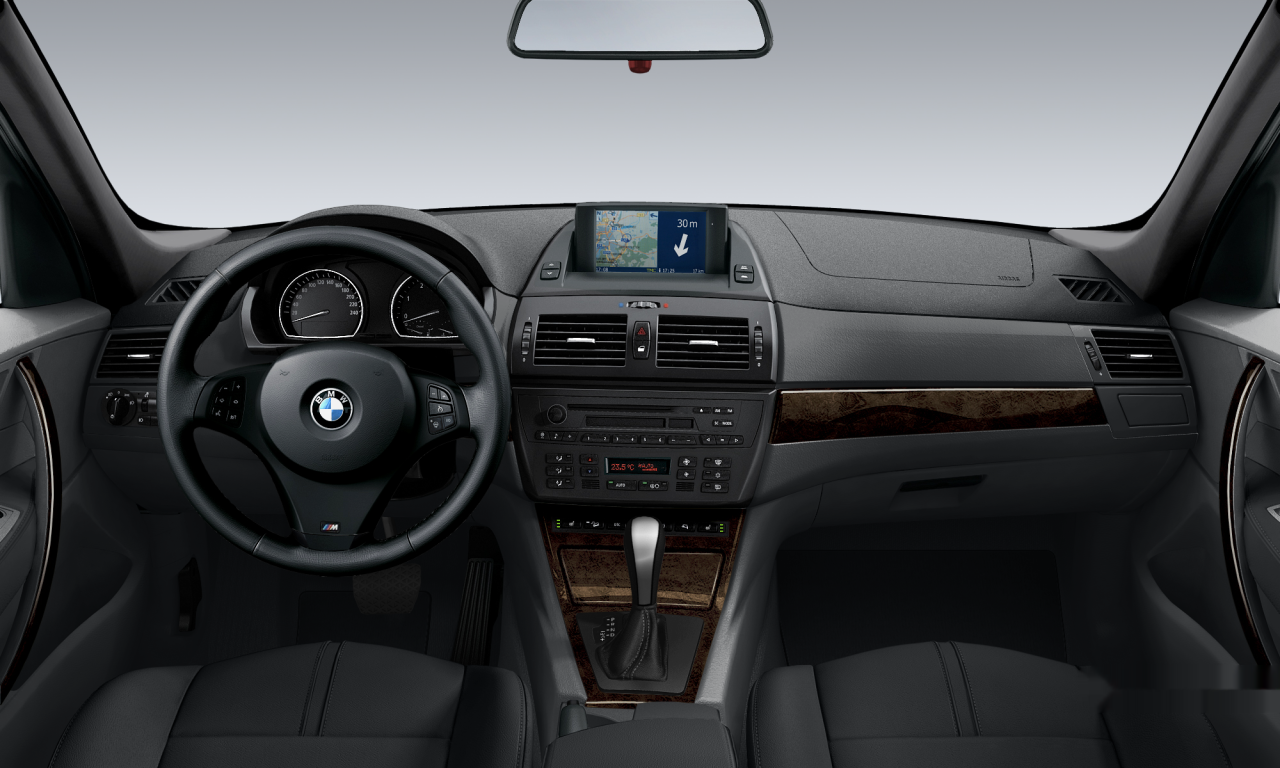 Interior of BMW X3 2.0d (E83 (MUE)), VIN WBAPE11060WJ43517