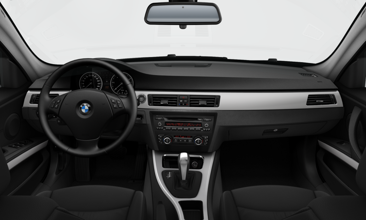 Interior of 2009 BMW 318i (E90 (MUE)), VIN WBAPF52020A495817