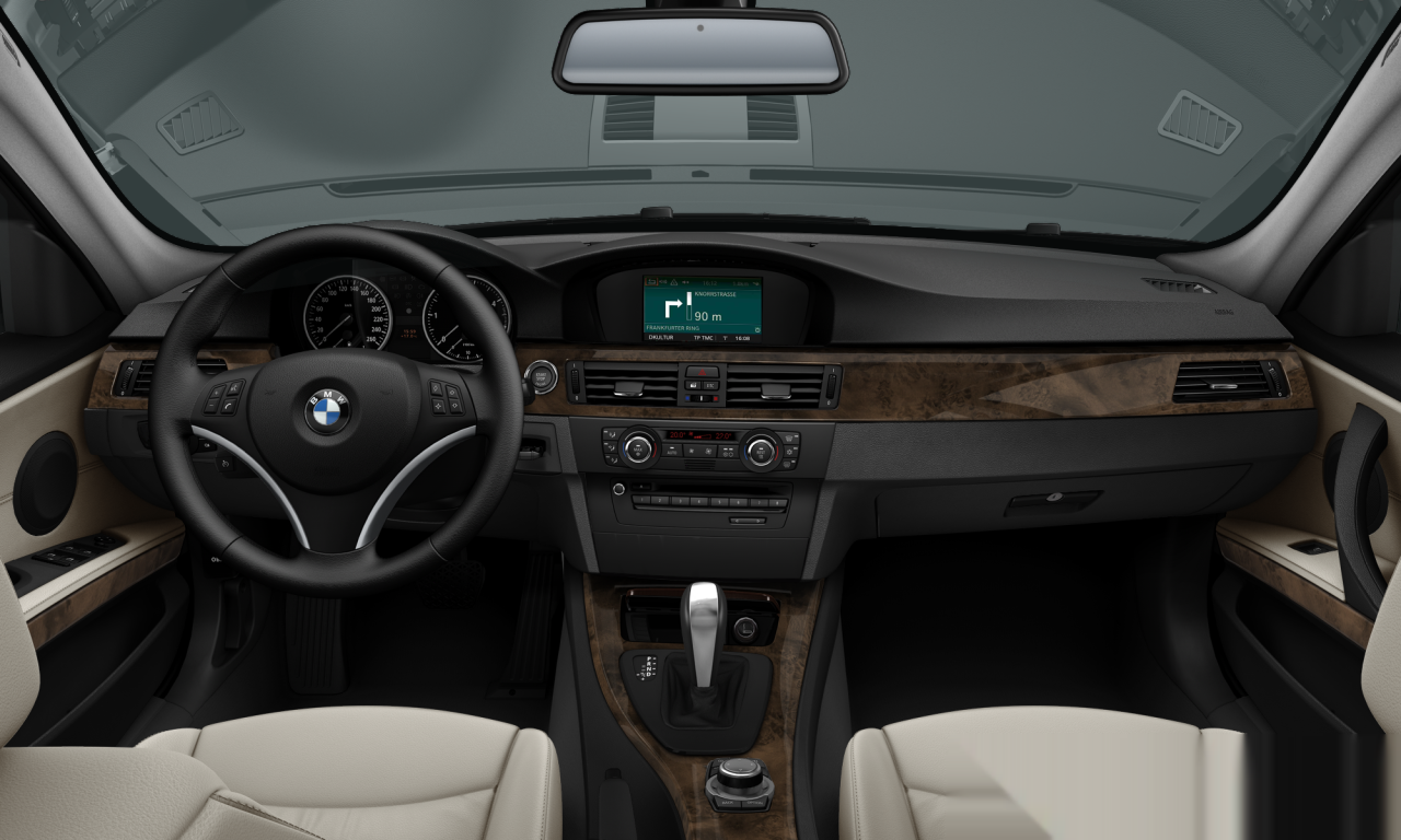 Interior of BMW 320i (E90 (MUE)), VIN WBAPG56000NL23012