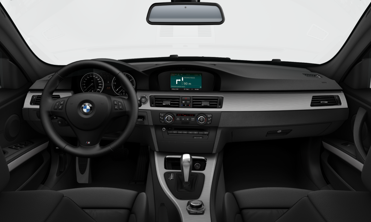 Interior of BMW 320i (E90 (MUE)), VIN WBAPG56080NM17168