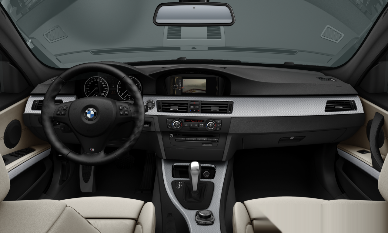 Interior of BMW 325i (E90 (MUE)), VIN WBAPH16040NL75524
