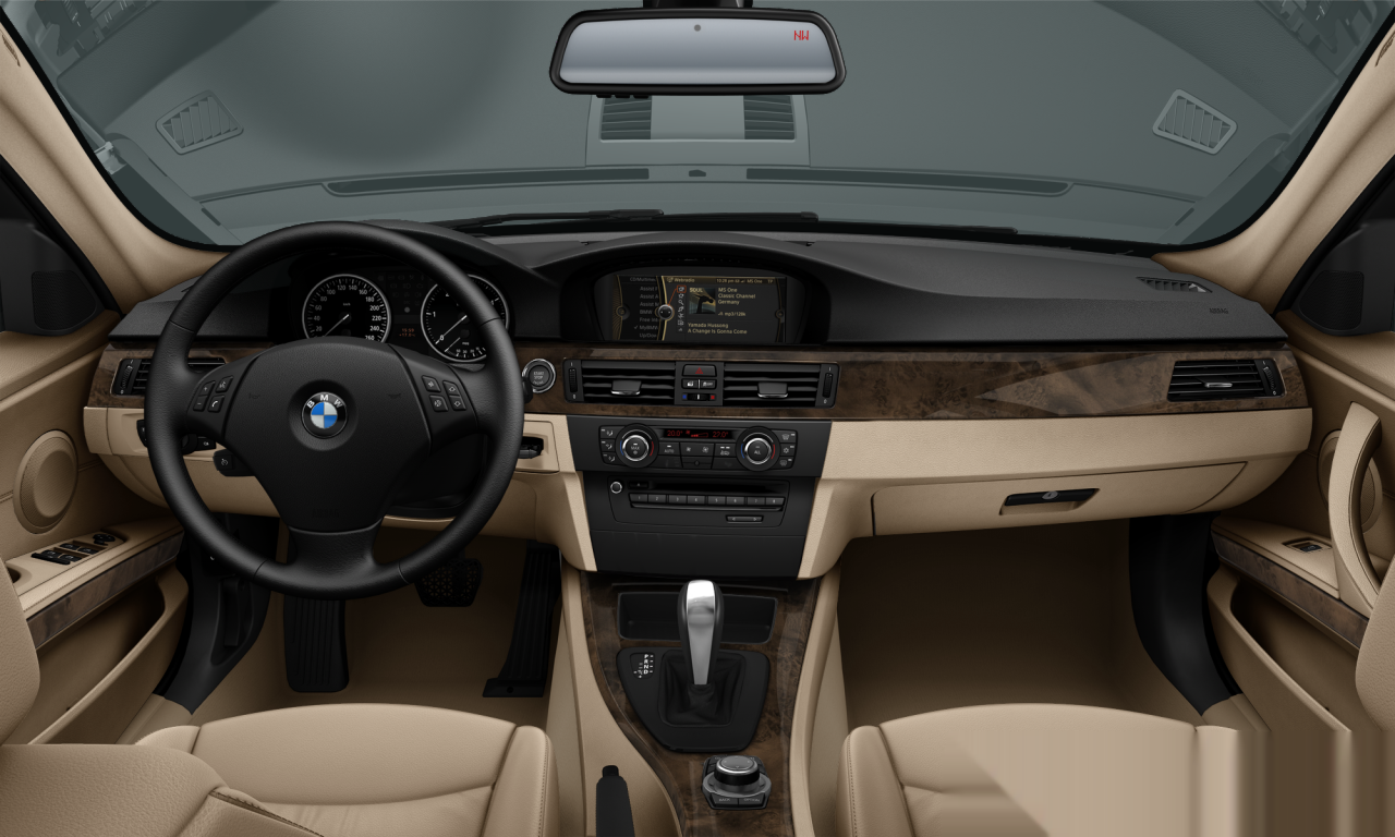 Interior of BMW 328i (E90 (MUE)), VIN WBAPH7C50BE850821