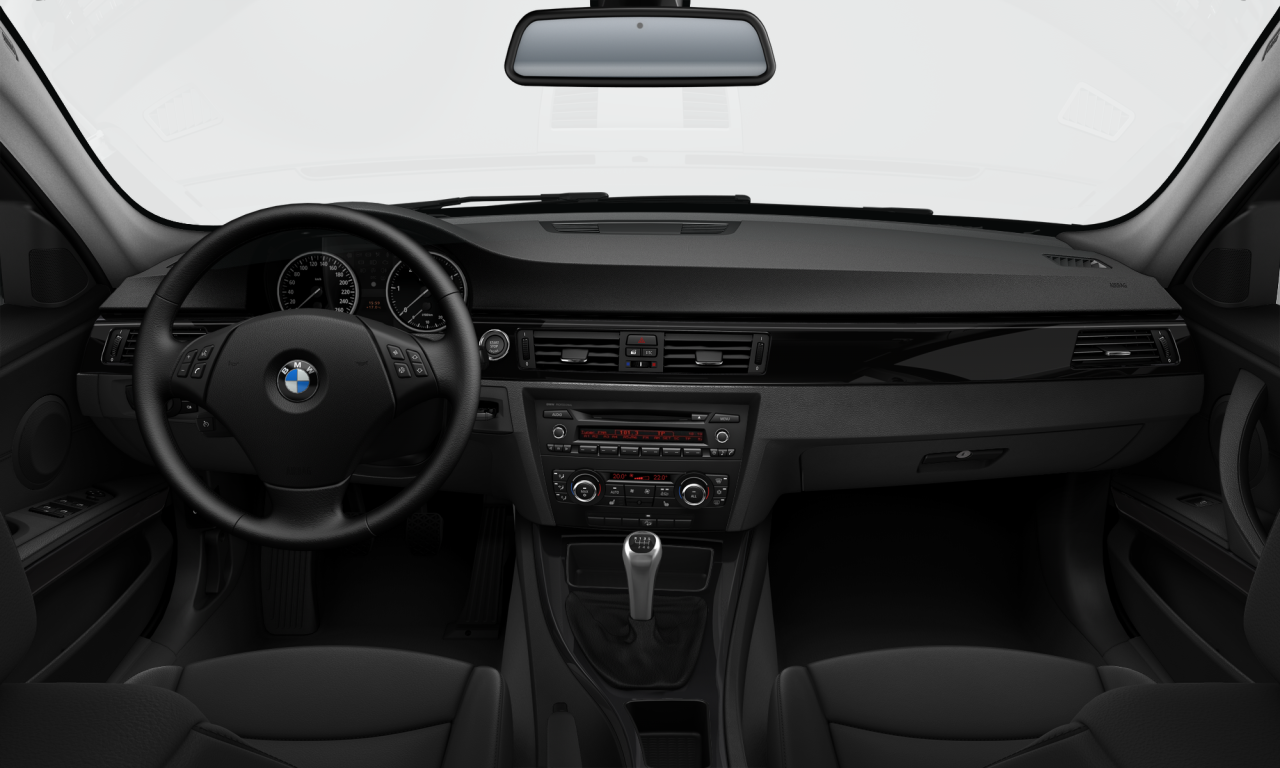 Interior of BMW 328xi (E90 (MUE)), VIN WBAPK7C54BA771886