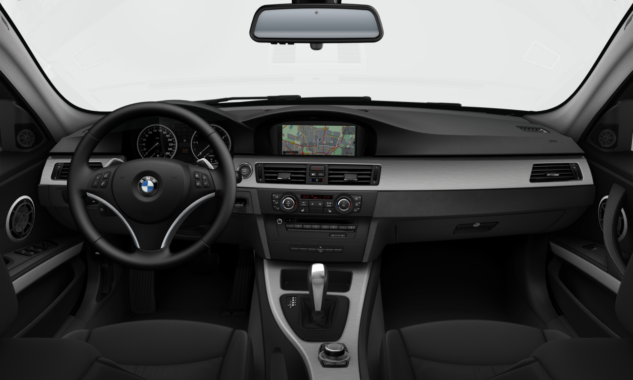 Interior of BMW 335i xDrive (E90 (MUE)), VIN WBAPL5C51BA919297