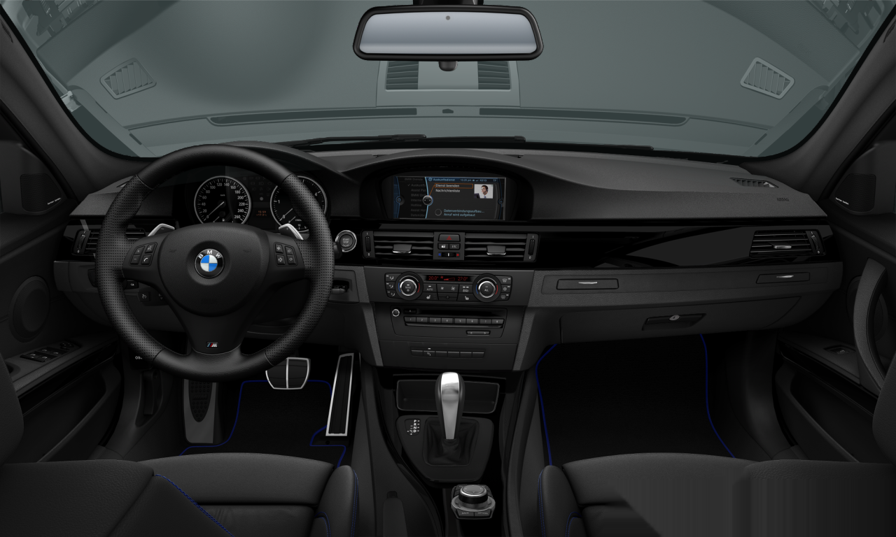 Interior of BMW 335i (E90 (MUE)), VIN WBAPM51000A743375