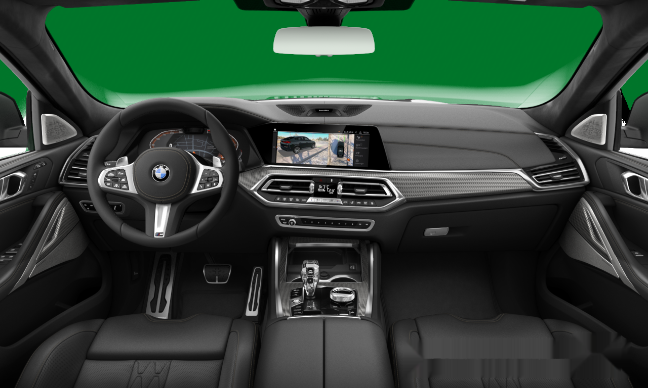 Interior of BMW X6 xDrive40d (G06), VIN WBATC610409L79454