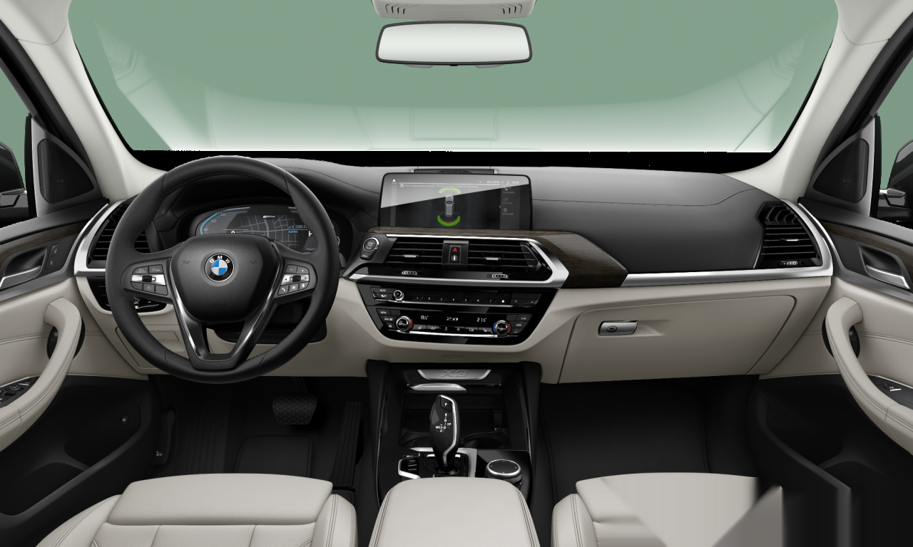 Interior of BMW X3 xDrive30e (G01), VIN WBATS110409H04175