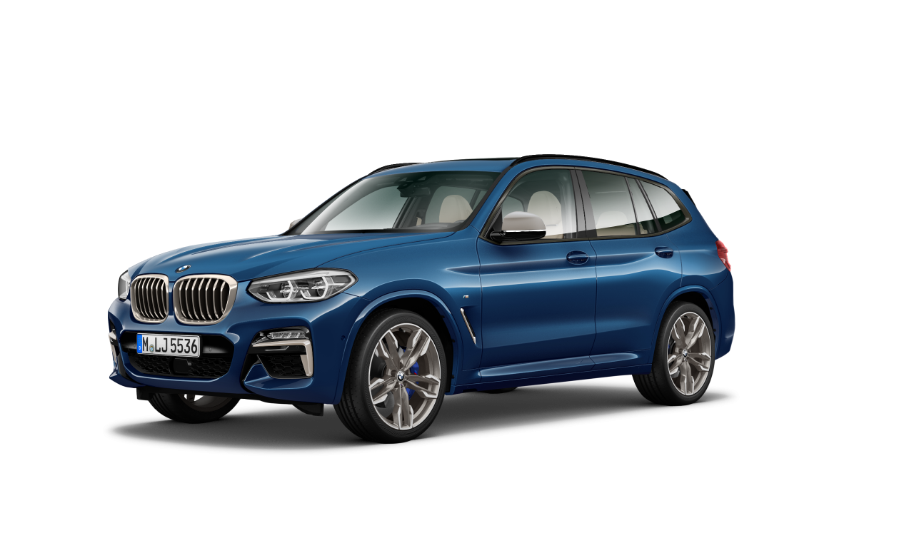 Exterior of 2020 BMW X3 M40d (G01), VIN WBATX95090N052409