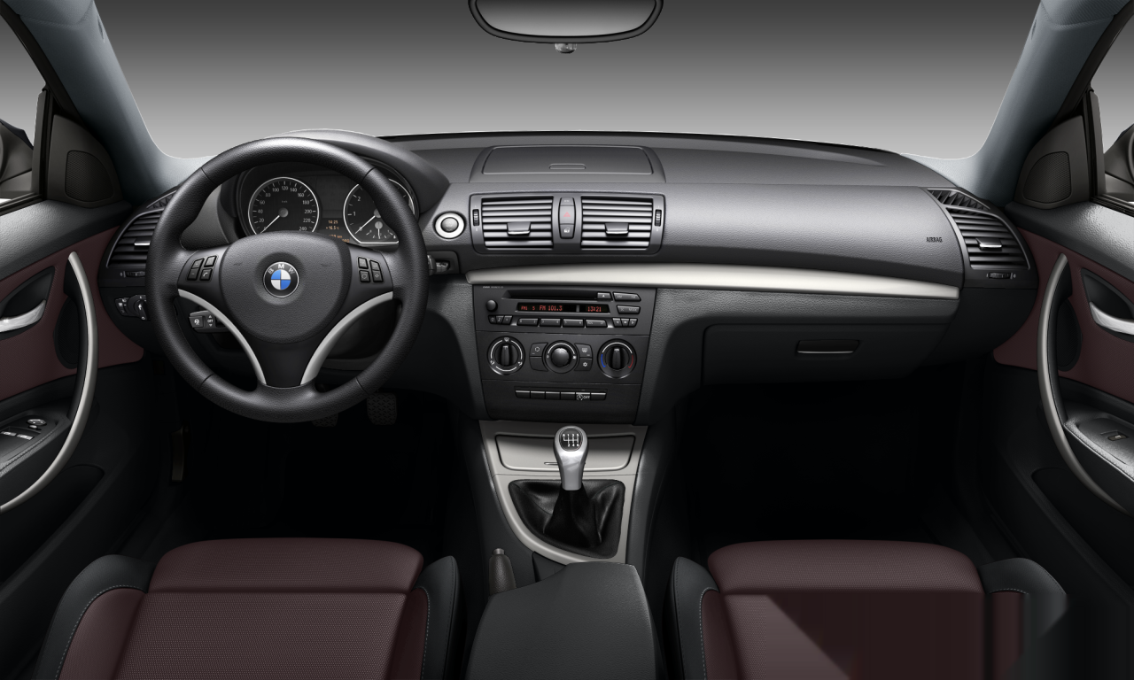 Interior of BMW 118i (E81), VIN WBAUB91070VJ18447