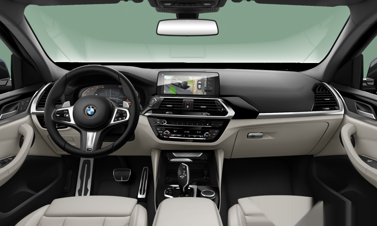 Interior of BMW X4 xDrive20i (G02), VIN WBAUJ720009G92034