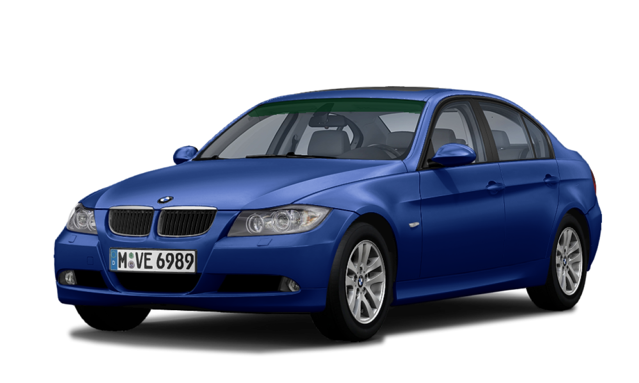 Exterior of BMW 320i (E90), VIN WBAVA76000NL34192