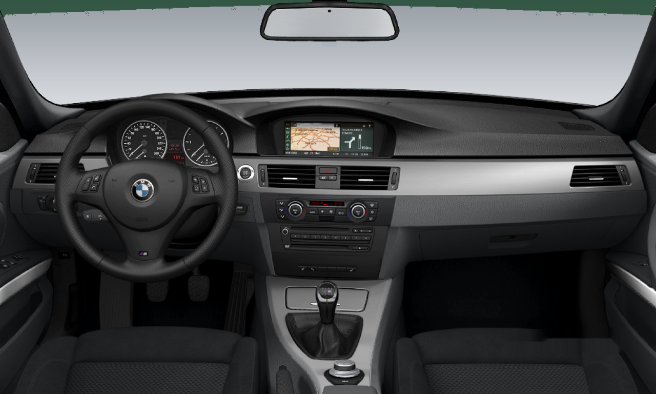 Interior of 2007 BMW 325i (E90), VIN WBAVB11040PS47272